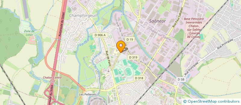 localisation de l'entreprise CLS GAZ 71  CHALON-SUR-SAONE