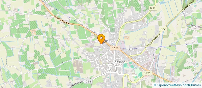 localisation de l'entreprise CLS GRANULATS à SARRIANS