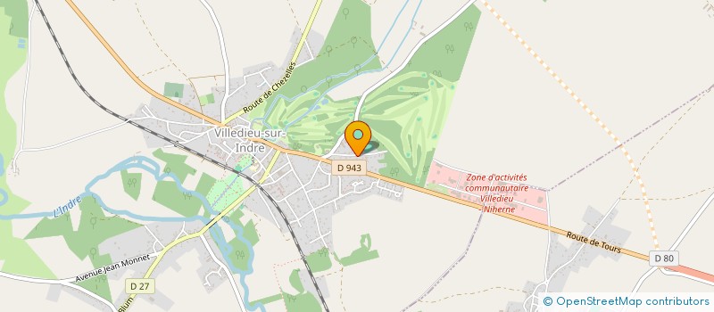 localisation de l'entreprise CLS-IMMO à VILLEDIEU-SUR-INDRE