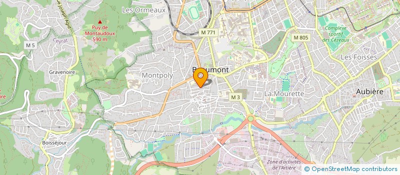localisation de l'entreprise CLS IMMOBILIER  BEAUMONT