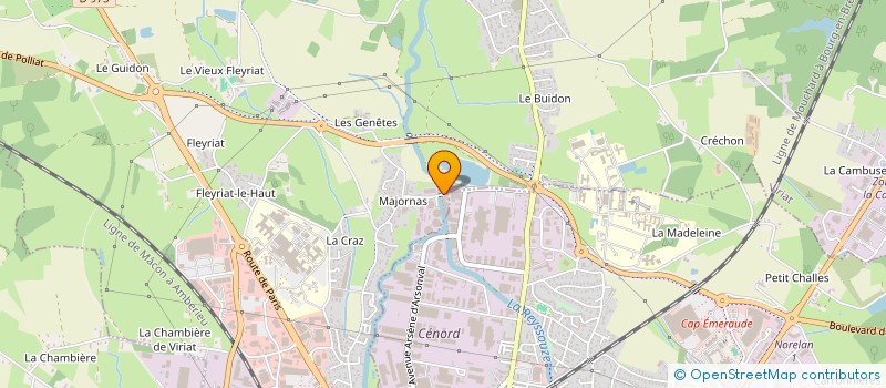 localisation de l'entreprise CLS IMMOBILIERE à VIRIAT