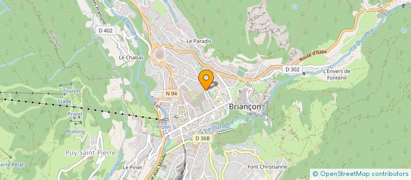 localisation de l'entreprise CLS IMMOBILIERE à BRIANCON