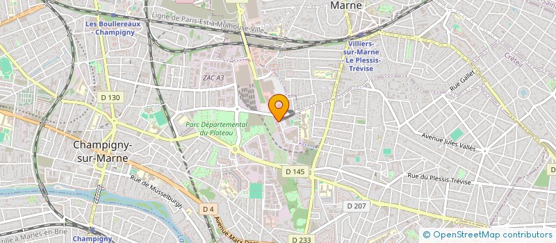 localisation de l'entreprise CLS INGENIERIE à CHAMPIGNY-SUR-MARNE