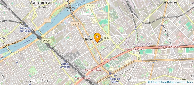 localisation de l'entreprise CLS INVEST à CLICHY