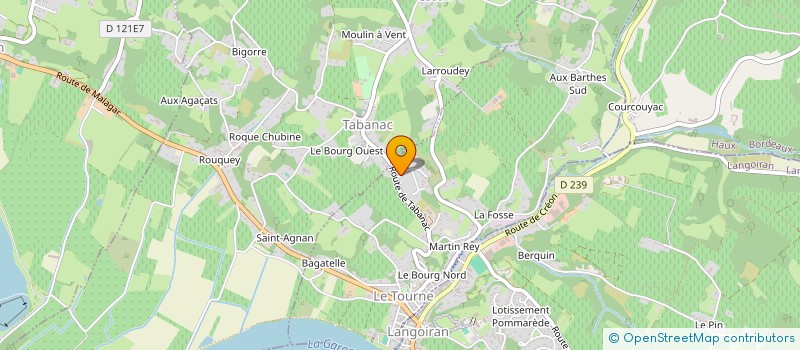 localisation de l'entreprise CLS INVESTISSEMENTS  LE TOURNE