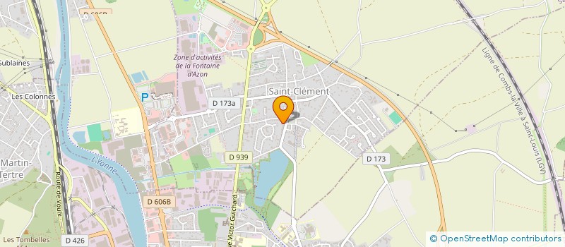 localisation de l'entreprise CLS PROD à SAINT-CLEMENT