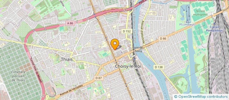 localisation de l'entreprise CLS SERVICES à CHOISY-LE-ROI