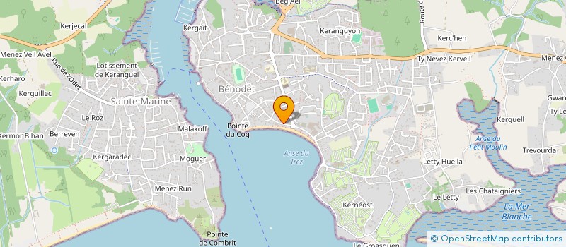 localisation de l'entreprise CLS TREZ  BENODET