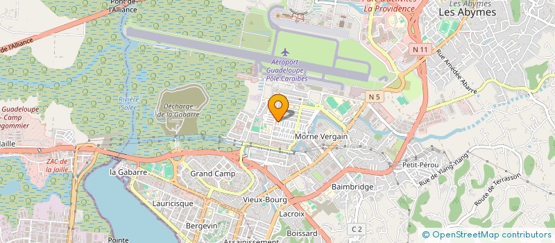 localisation de l'entreprise CLSH L'AVENIR DES OISEAUX à LES ABYMES