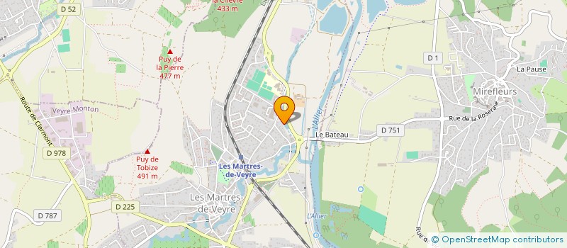 localisation de l'entreprise CLSI  LES MARTRES-DE-VEYRE