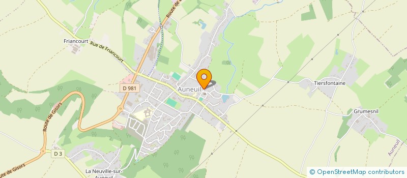 localisation de l'entreprise CLT  AUNEUIL