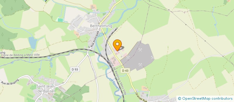 localisation de l'entreprise CLT à BERTHELMING