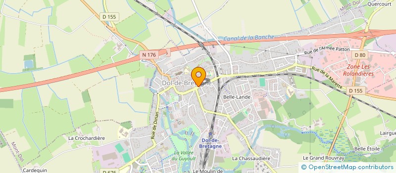 localisation de l'entreprise CLT à DOL-DE-BRETAGNE