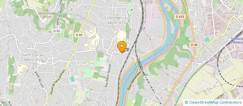 localisation de l'entreprise CLT  COLLONGES-AU-MONT-D'OR