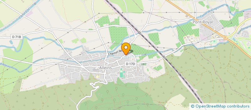 localisation de l'entreprise CLT  ALLEINS