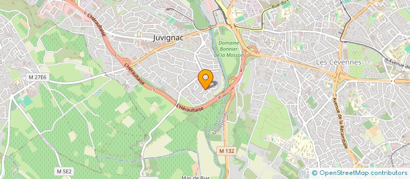 localisation de l'entreprise CLT  JUVIGNAC