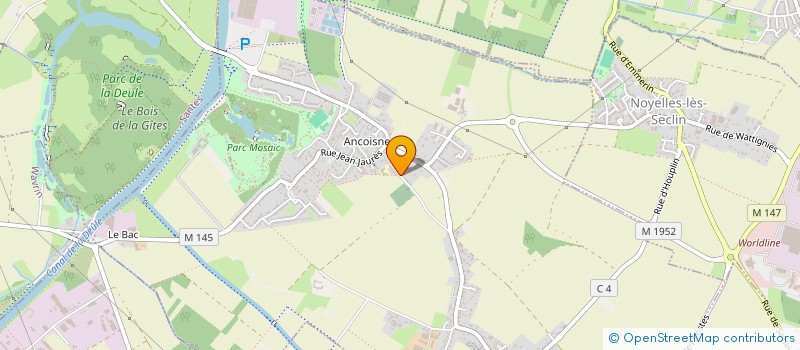 localisation de l'entreprise CLT  HOUPLIN-ANCOISNE