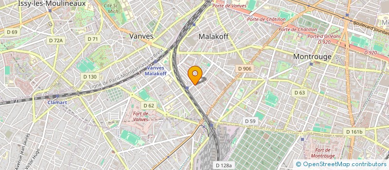 localisation de l'entreprise CLT COMMUNICATION à MALAKOFF