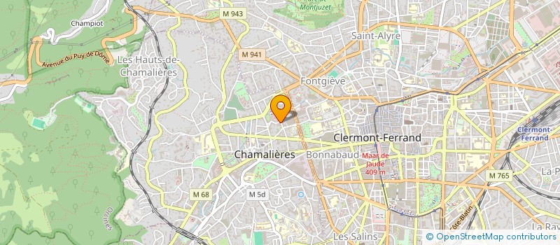 localisation de l'entreprise CLT EXPERTISES  CHAMALIERES