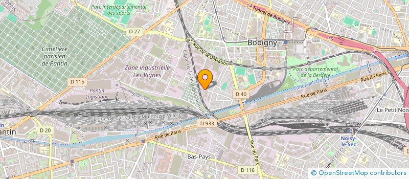 localisation de l'entreprise CLT FRANCE  BOBIGNY