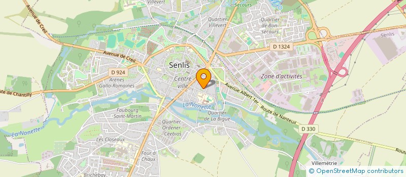 localisation de l'entreprise CLT INVEST  SENLIS