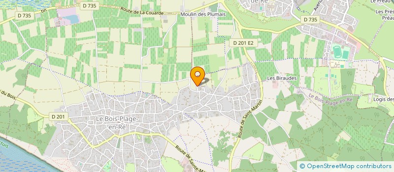 localisation de l'entreprise CLTCLS  LE BOIS-PLAGE-EN-RE