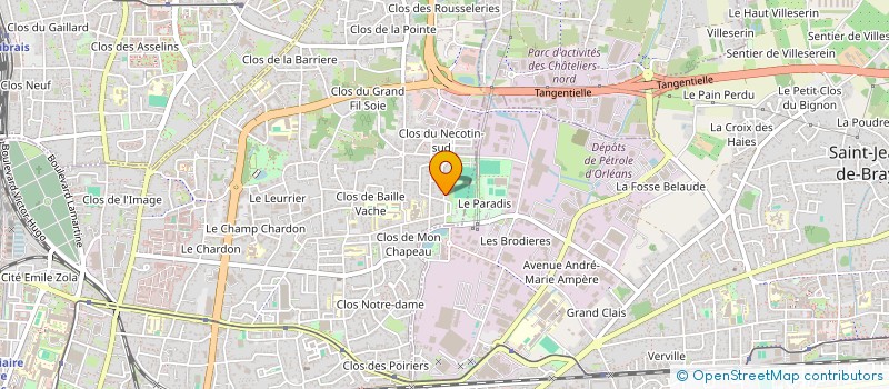 localisation de l'entreprise CLTO HOCKEY SUR GAZON à ORLEANS