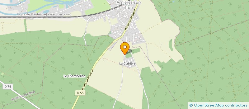 localisation de l'entreprise CLTT  LES BAUX-SAINTE-CROIX