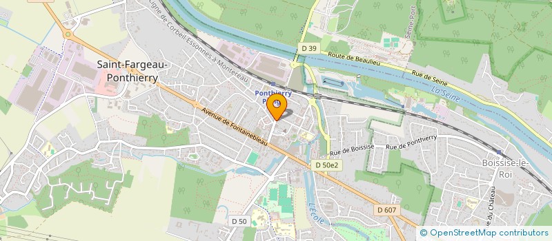 localisation de l'entreprise CLUB 1 DES CHAUSSEURS FRANCAIS  SAINT-FARGEAU-PONTHIERRY