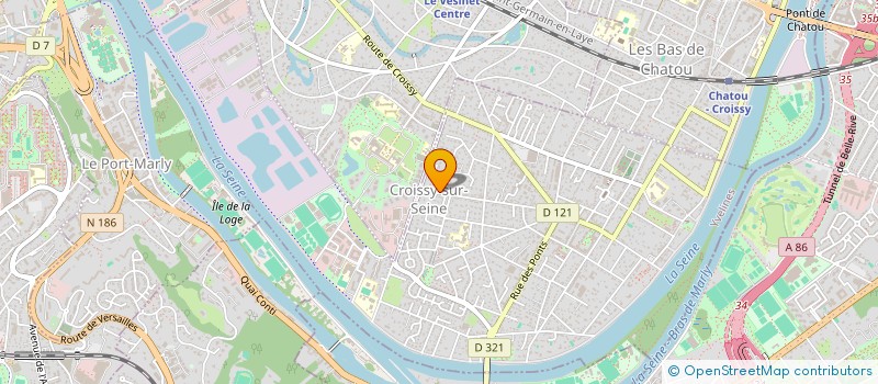 localisation de l'entreprise CLUB 108  CROISSY-SUR-SEINE