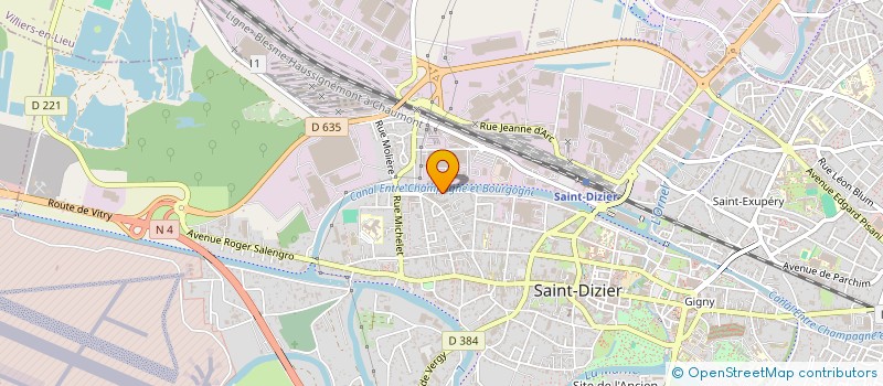 localisation de l'entreprise CLUB 13 à SAINT-DIZIER