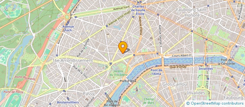 localisation de l'entreprise CLUB 16  PARIS