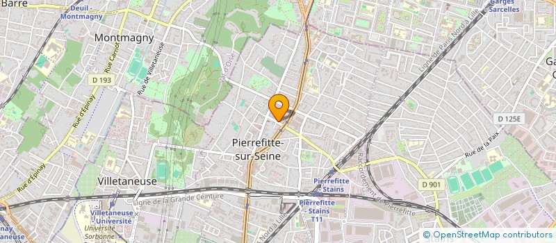 localisation de l'entreprise CLUB 2000 à PIERREFITTE-SUR-SEINE