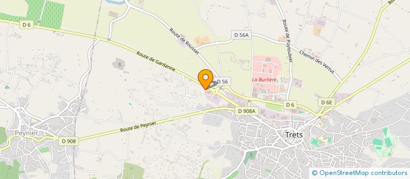 localisation de l'entreprise CLUB 27 à TRETS