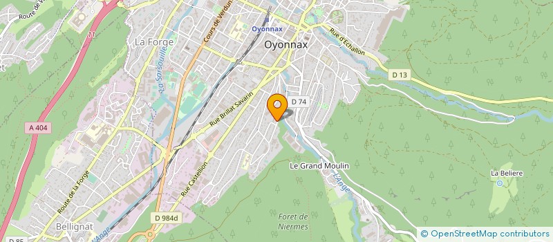 localisation de l'entreprise CLUB 3 AGE DE L ORME à OYONNAX