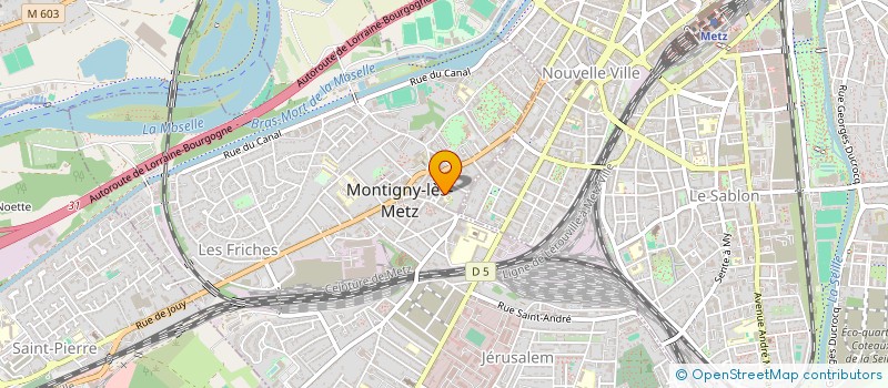 localisation de l'entreprise CLUB 3E AGE ABBE CHATELAIN à MONTIGNY-LES-METZ