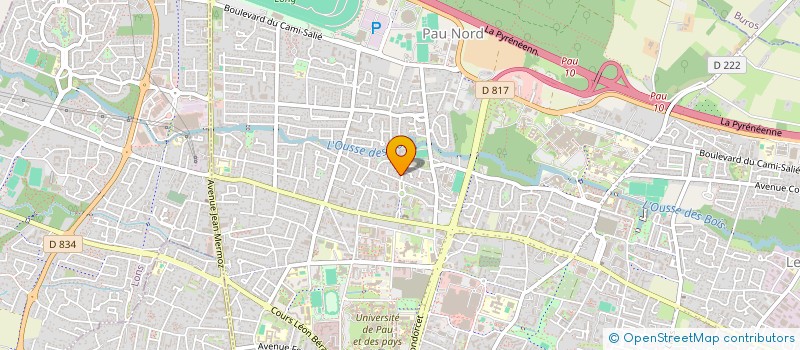 localisation de l'entreprise CLUB 3EME AGE DES LILAS à PAU