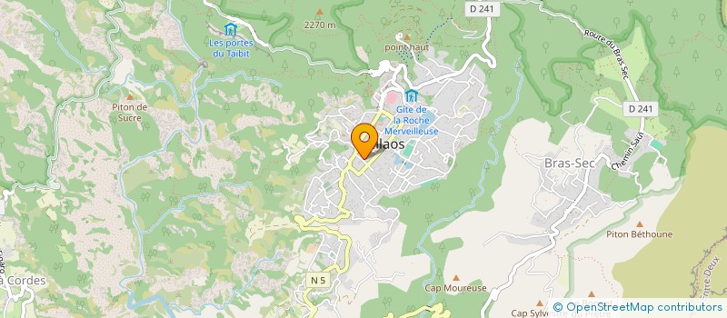 localisation de l'entreprise CLUB 3EME AGE PENSEES D'EAU DE CILAOS à CILAOS