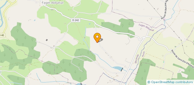 localisation de l'entreprise CLUB 403  FAGET-ABBATIAL
