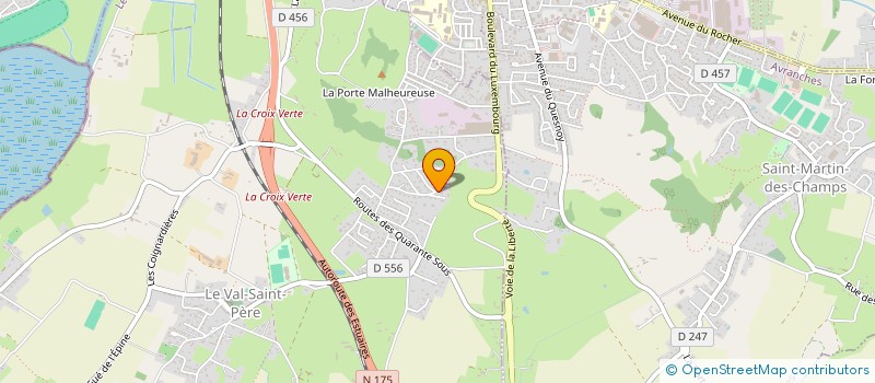 localisation de l'entreprise CLUB 41, AVRANCHES, GRANVILLE, BAIE DU MONT ST MICHEL  LE VAL-SAINT-PERE