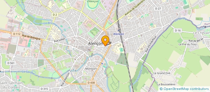 localisation de l'entreprise CLUB 41 FRANCAIS ALENCON L'OZE à ALENCON