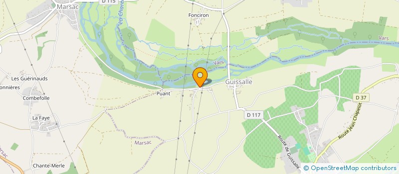 localisation de l'entreprise CLUB 41 FRANCAIS ANGOULEME 37  CHAMPNIERS