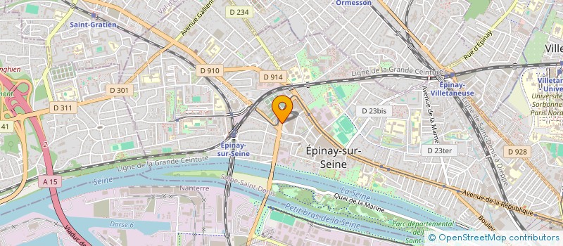 localisation de l'entreprise CLUB 48 à EPINAY-SUR-SEINE