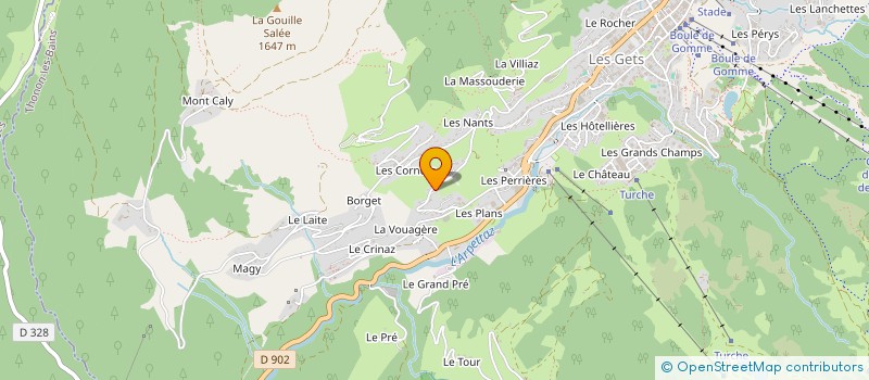 localisation de l'entreprise CLUB 4X4 DES PORTES DU SOLEIL  LES GETS