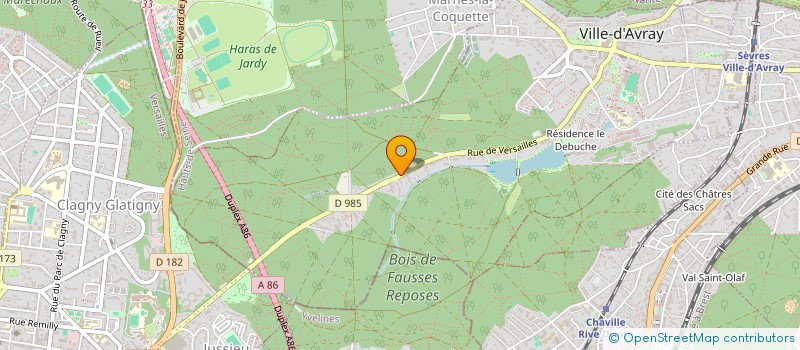 localisation de l'entreprise CLUB 52  VILLE-D'AVRAY