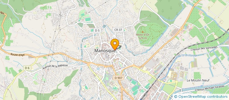 localisation de l'entreprise CLUB 54 à MANOSQUE