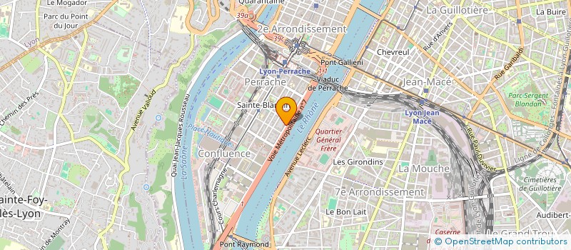 localisation de l'entreprise CLUB 55  LYON