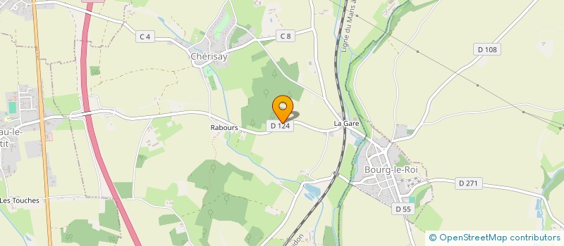 localisation de l'entreprise CLUB 66 à CHERISAY