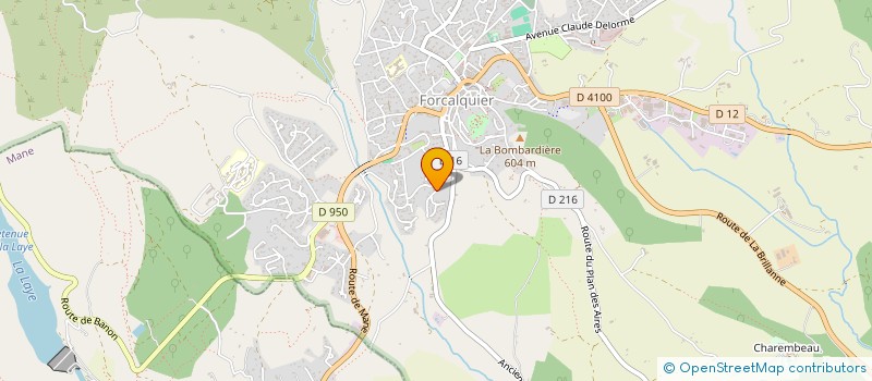 localisation de l'entreprise CLUB 7 77 à FORCALQUIER