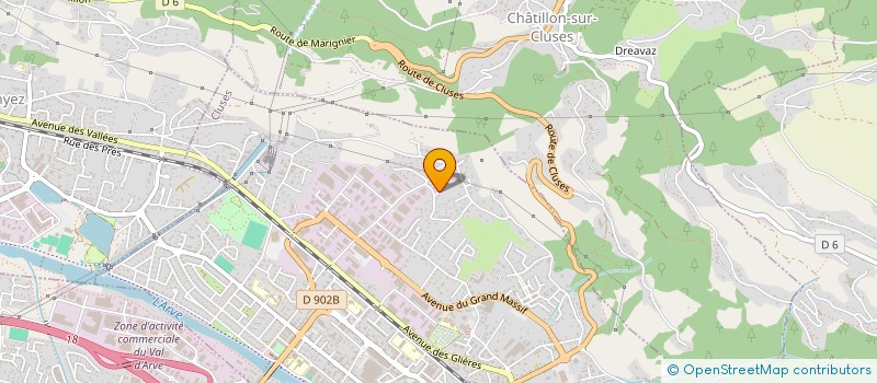 localisation de l'entreprise CLUB 74  ARACHES-LA-FRASSE